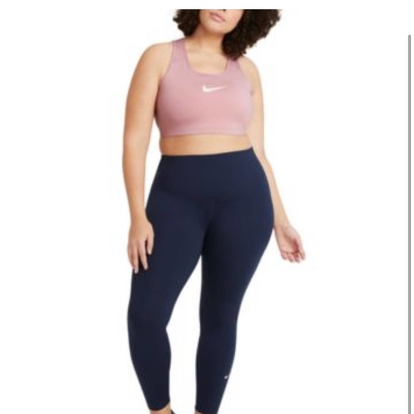 Nike Plus Size NWT Medium Support Racer Back Pink Unpadded Sports Bra Women’s 3X - Picture 4 of 7